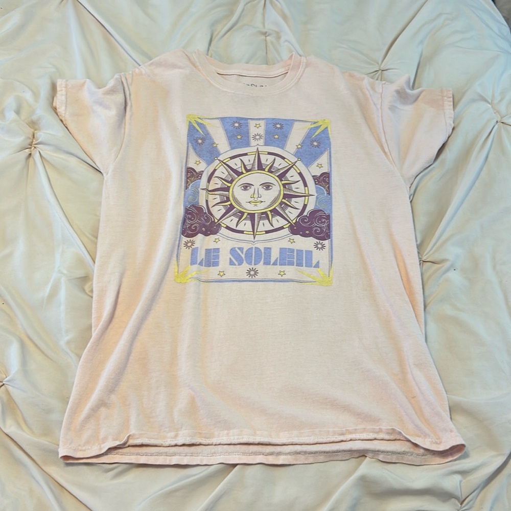 Pink graphic T-shirt